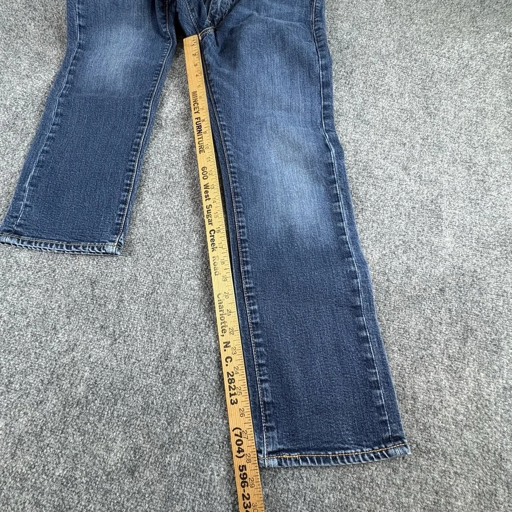 Levi's 505 Jeans Men 32x28.5 Blue‎ Straight Distressed Faded Streetwear Workwear